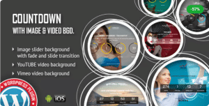 CountDown With Image or Video Background