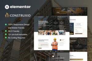 Construxio Construction and Building Elementor Kit