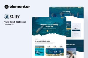 Sailey Yacht Club Elementor Template Kit