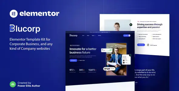 Blucorp Business Elementor Theme