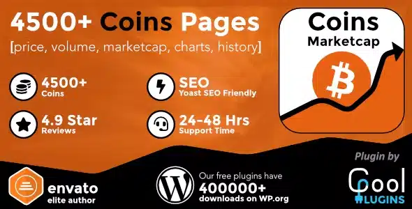 Coins-MarketCap-WordPress-Cryptocurrency-Plugin