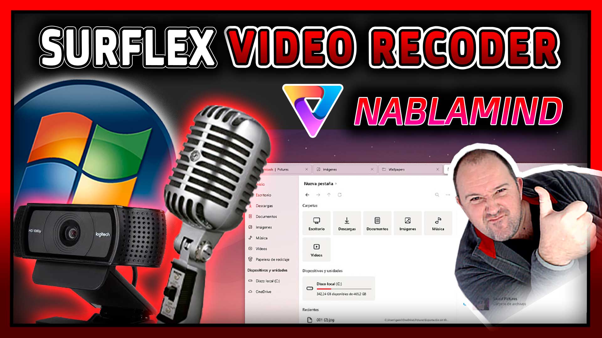 SurFlex Screen Recorder - Grabalo Todo, Pantalla, sonidos, Micro, juegos etc en 4K Windows 10 y Windows 11 - De pago