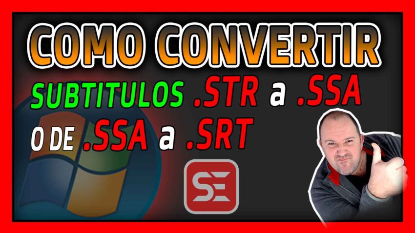 Como cambiar de SRT a SSA - Cambio de Formato en Cualquier SUBTITULO 2024