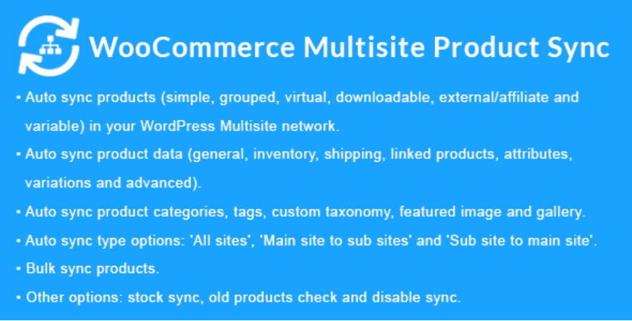 WooCommerce Multisite Product Sync