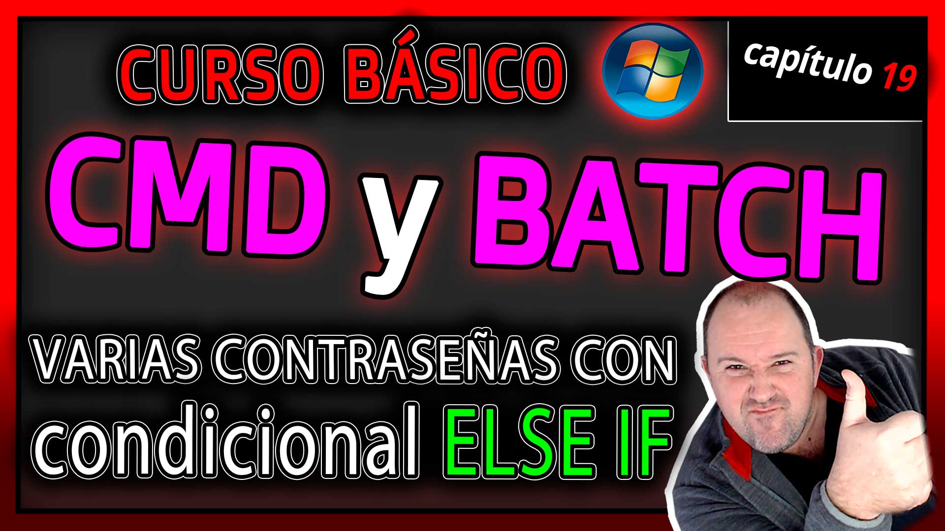CMD y BATCH | 20. Multiples contraseñas con ELSE IF