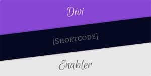 Divi Shortcode Enabler
