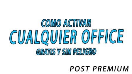 ACTIVAR CUALQUIER OFFICE 2026 GRATIS